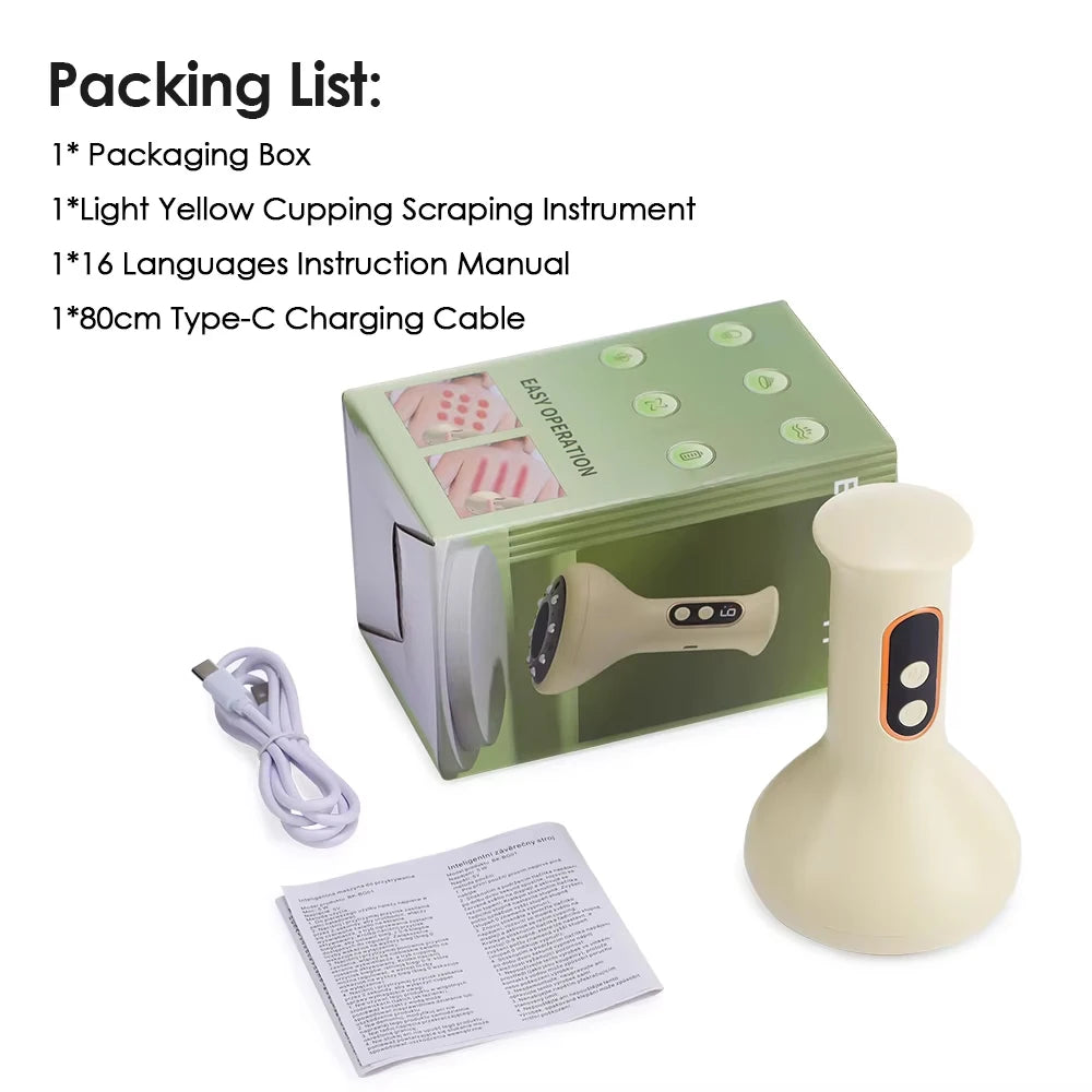 draina™ Heated Cupping & Rolling Massager