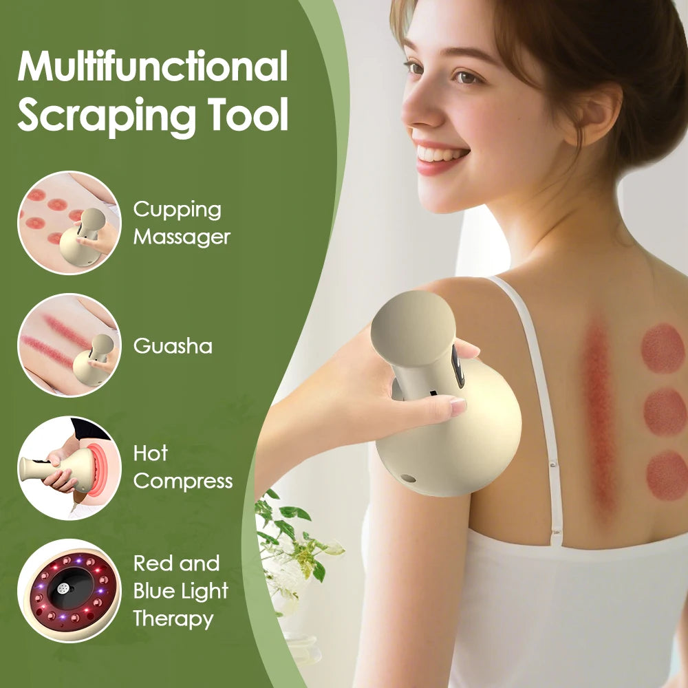 draina™ Heated Cupping & Rolling Massager